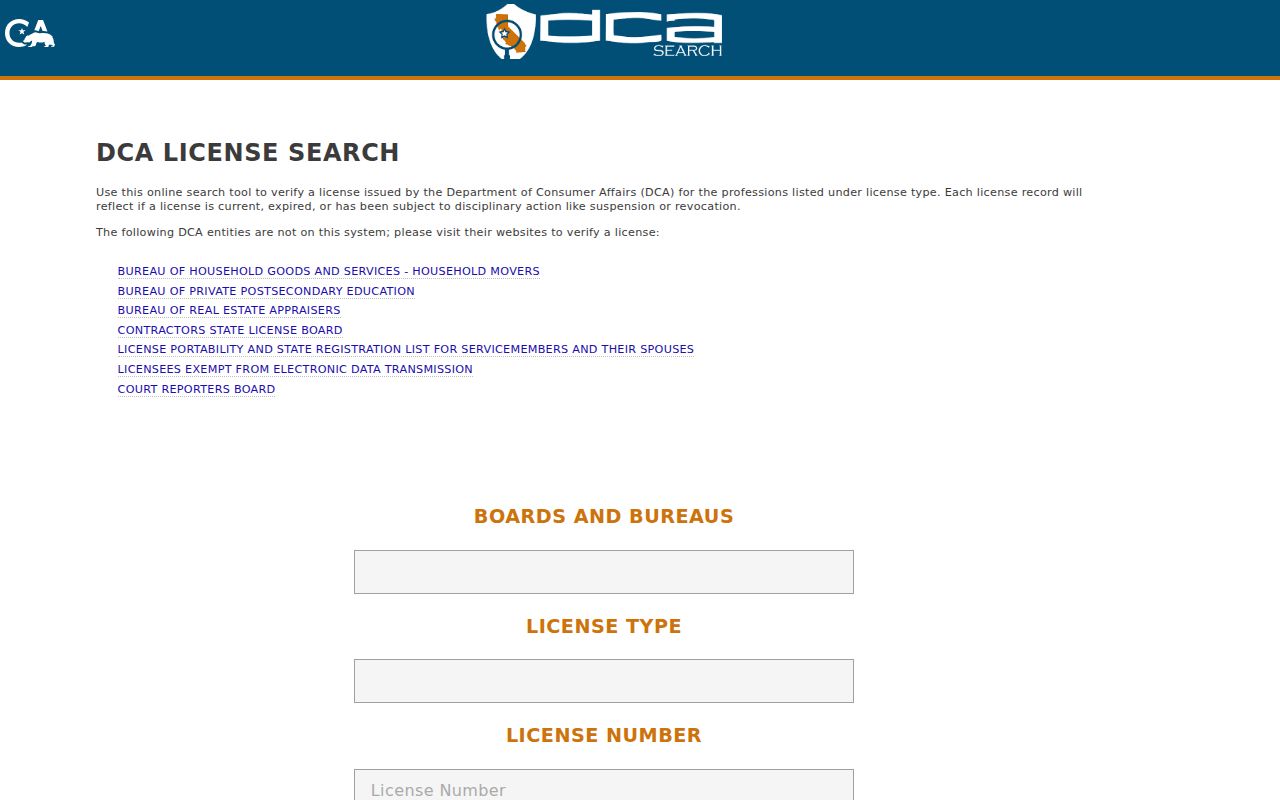 Paramount residents directory California professional license search