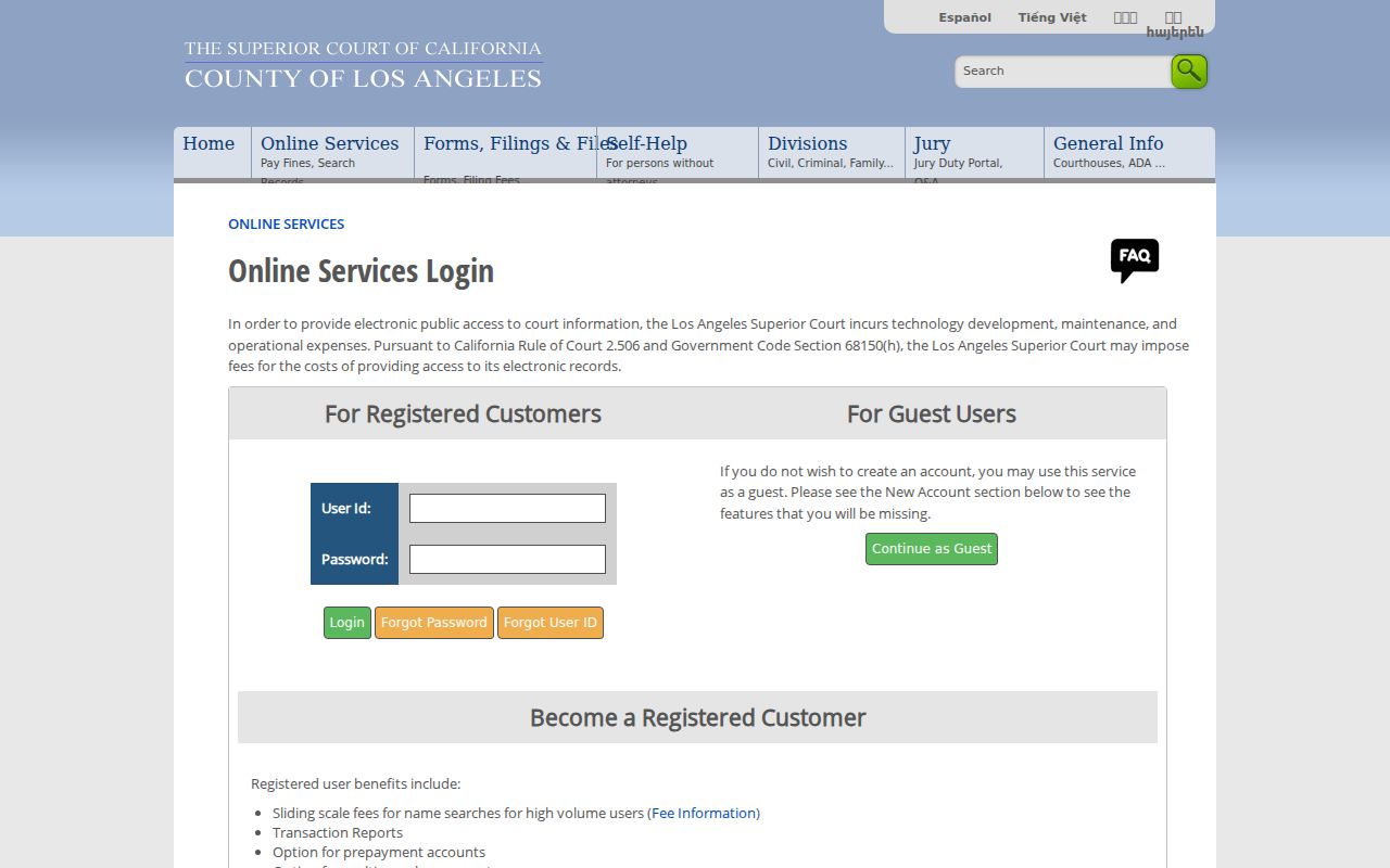 Paramount residents directory Los Angeles Superior Court search